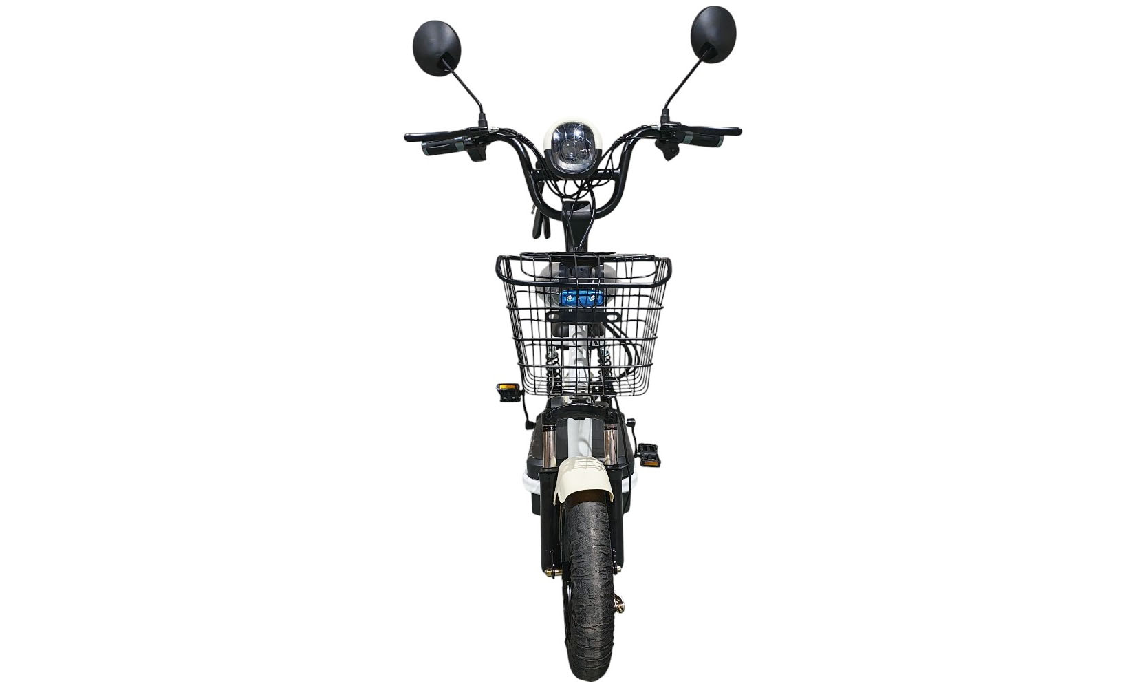 Велосипед с электромотором SPARK COMPACT 14", 48V/400W/12Ah, год 2026, Бежевый 4