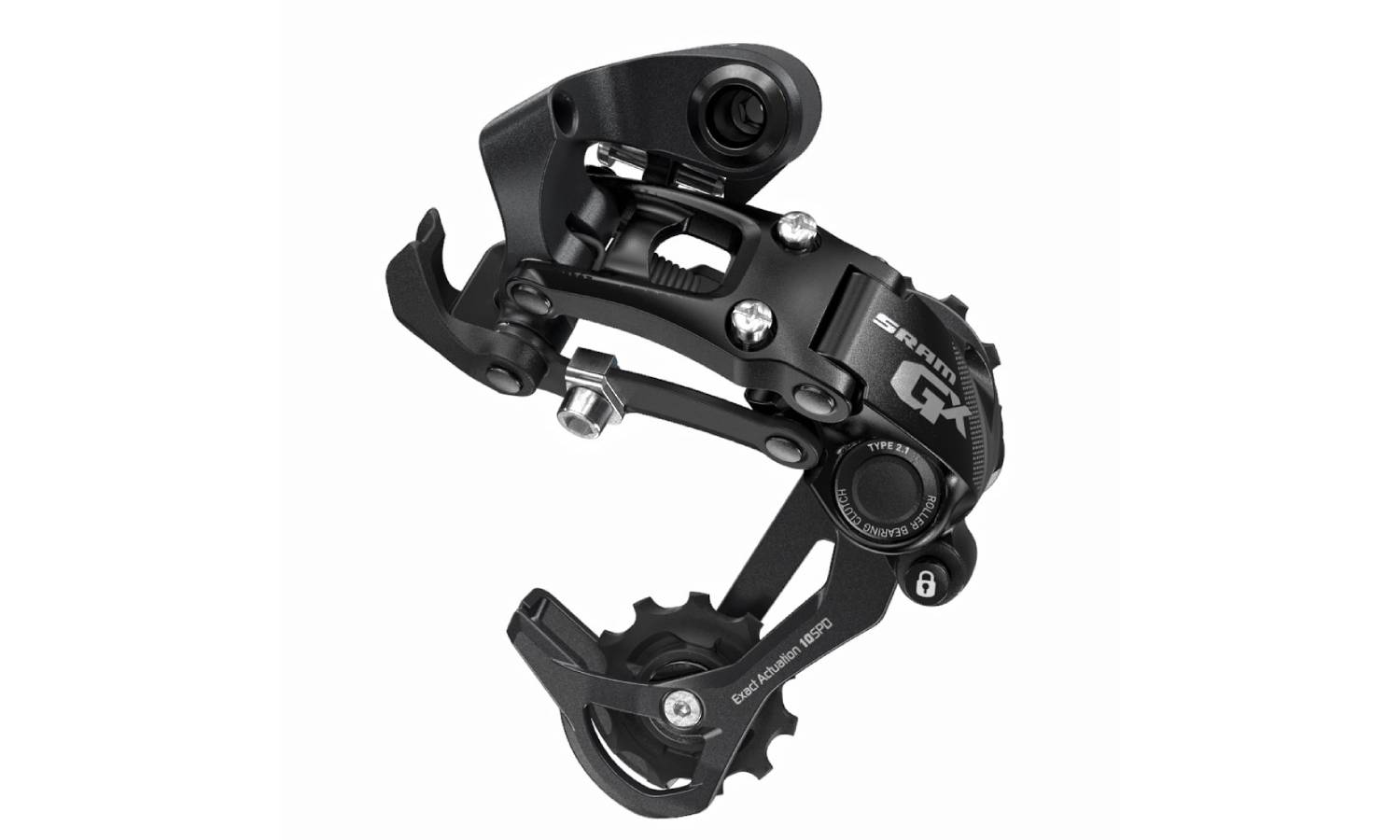 Фотография Задний переключатель SRAM GX Type 2.1 10ск Short Cage Black