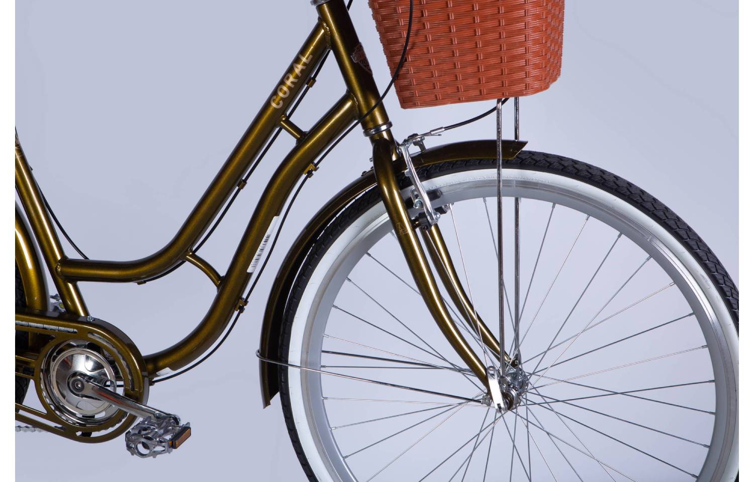 Велосипед Dorozhnik CORAL Vbr 28" размер L рама 19" 2025 болотно-зеленый 3