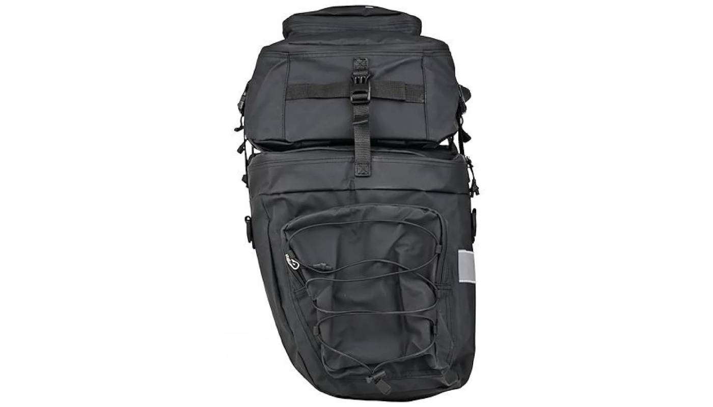 Велосумка на багажник ProX Montana 728 17L+31L, черный 4 Велосумка на багажник ProX Montana 728 17L+31L, черный 4