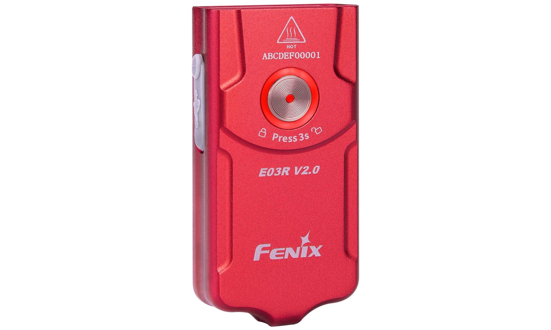 Ліхтар наключний Fenix E03R V2.0, червоний 4 Ліхтар наключний Fenix E03R V2.0, червоний 4