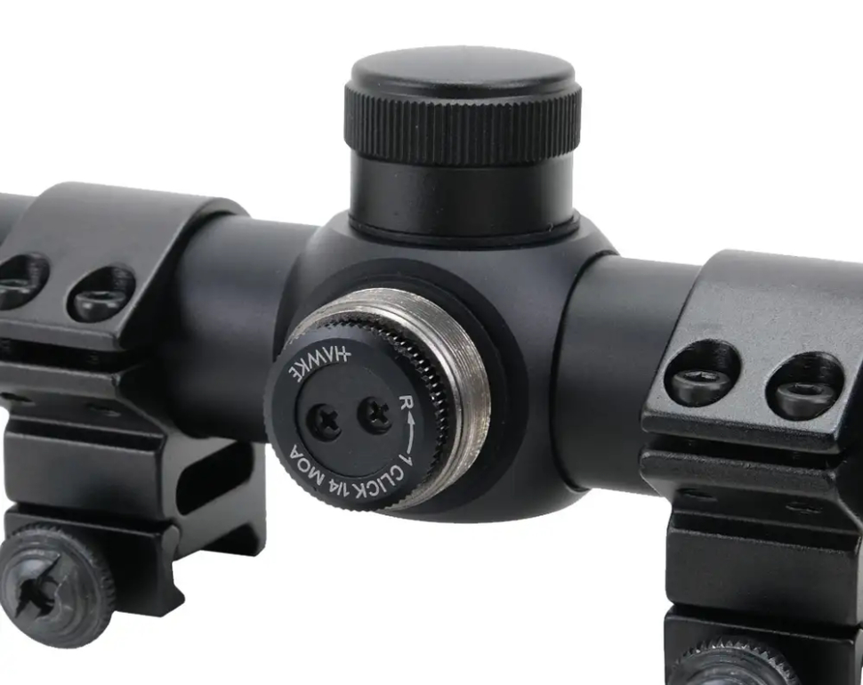 Приціл оптичний Hawke Fast Mount 3-12x50 AO сітка Mil Dot з підсвічуванням. Кільця на Weaver 4