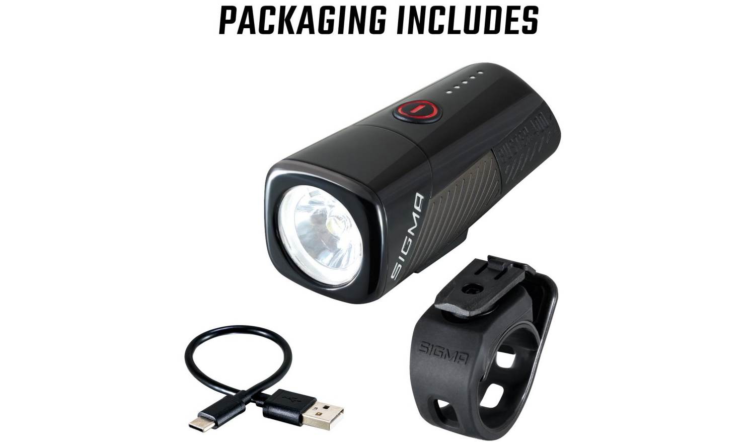 Фара передняя Sigma Buster 400 FL черный  3