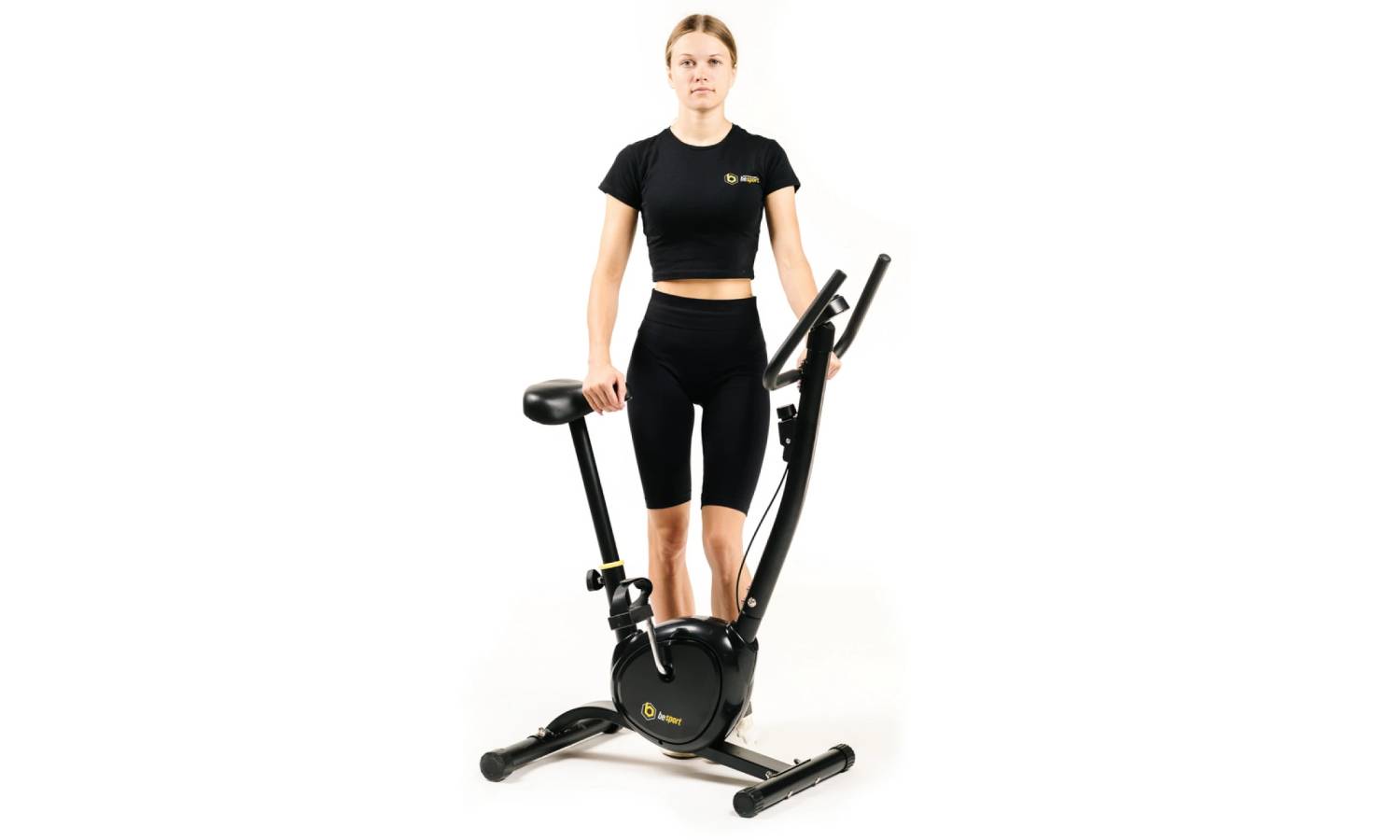 Велотренажер Besport BS-1430 EasyRide черно-желтый 11