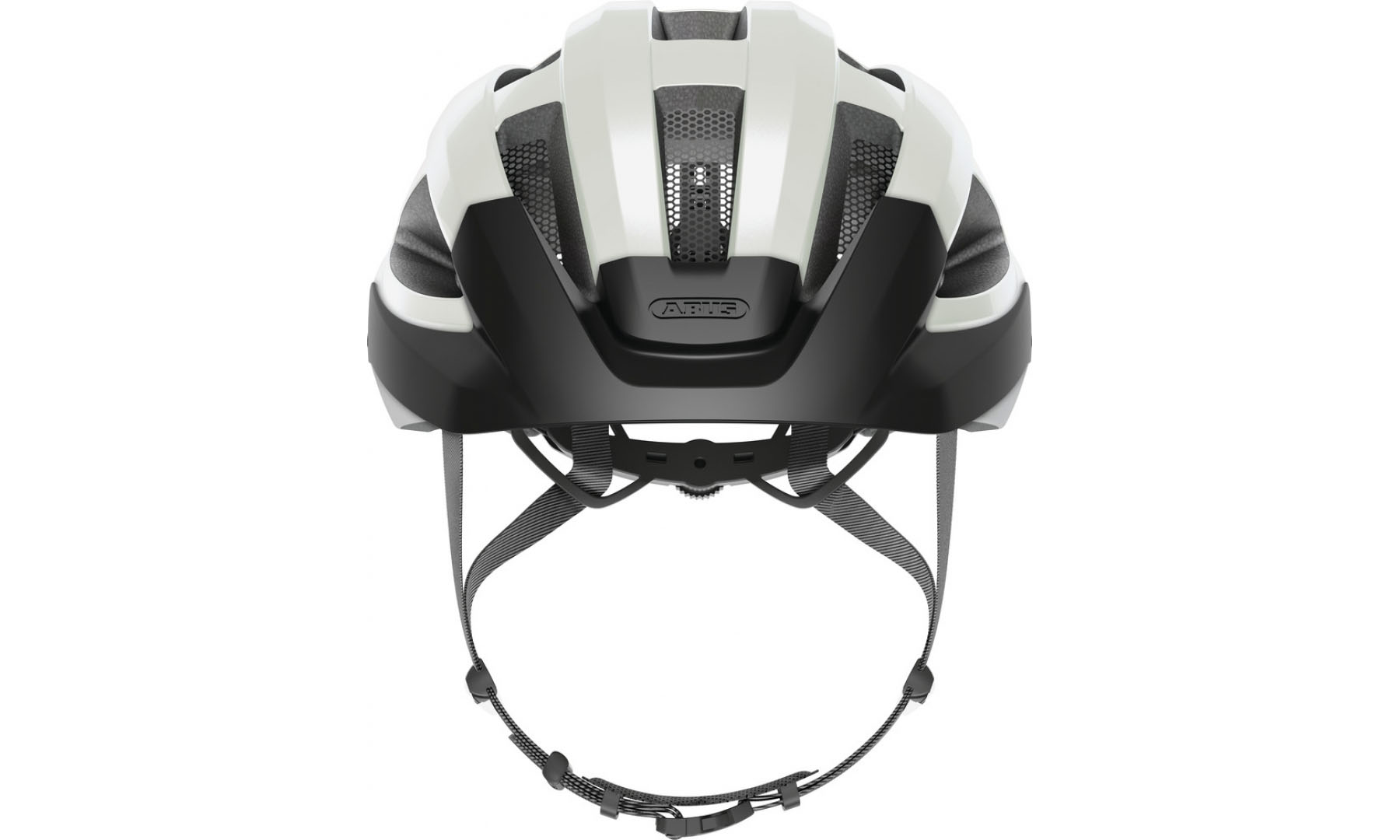 Фотографія Велошолом спортивний ABUS MACATOR MIPS Pearl White, розмір L (58-62 см) 5