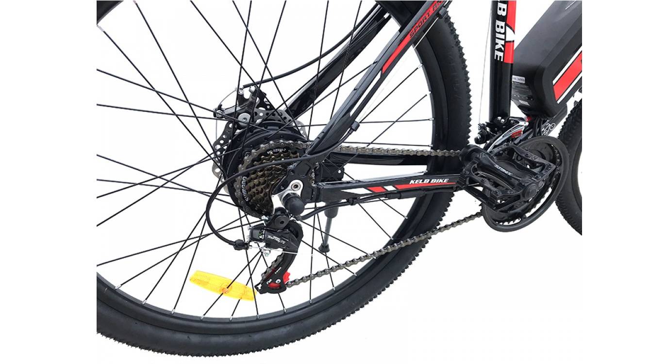 Электровелосипед Kelb.Bike MTB Challenge 350W+PAS 36V 26", черный 4