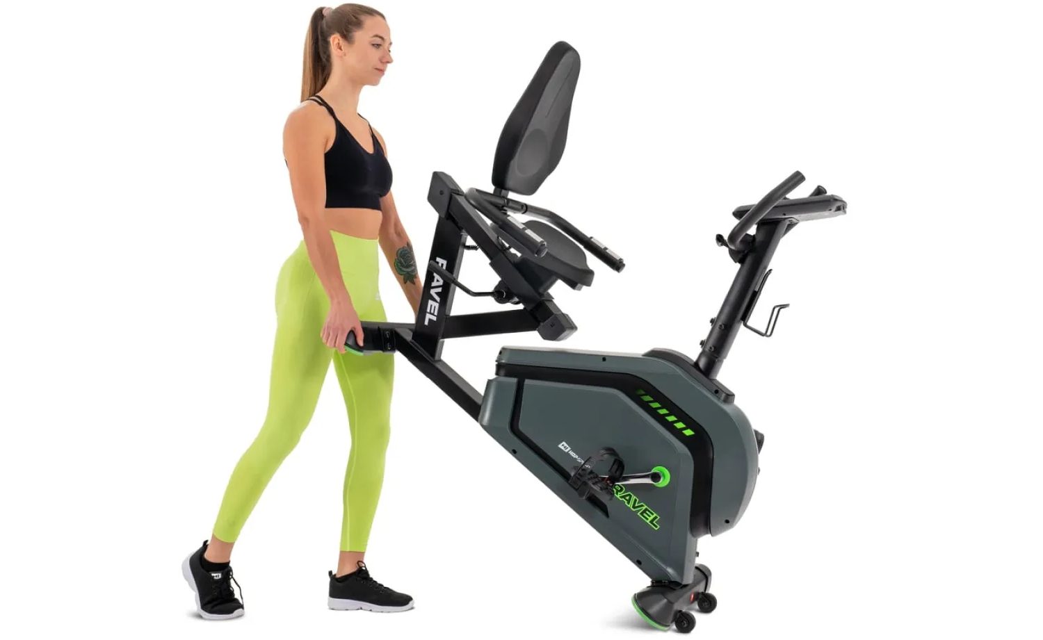 Горизонтальный велотренажер Hop-Sport HS-120L Ravel черный 8