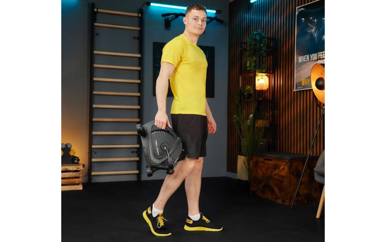 Мини велотренажер 2в1 Trex Sport TX-120BB BOIL для реабилитации черный 9