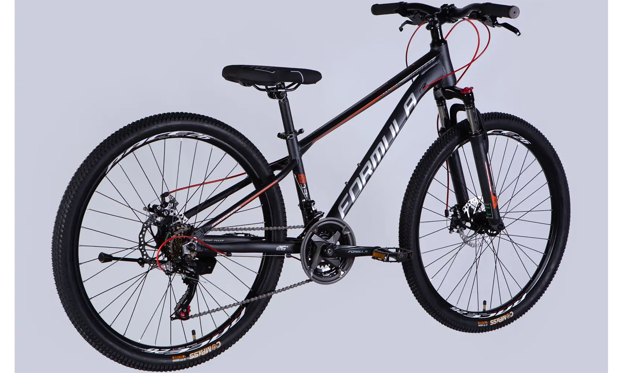 Велосипед Formula MOTION DD FR, 26", розмір XS, рама 13", рік 2026, темно-сірий 3