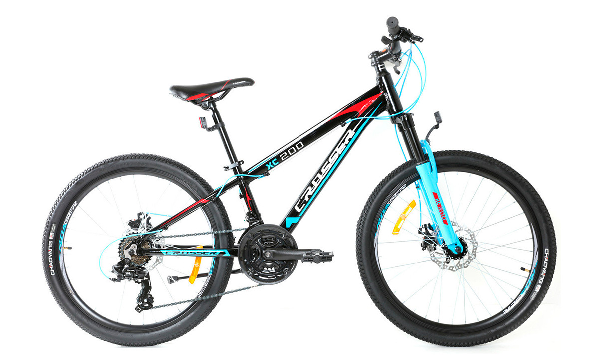 Фотографія Велосипед Crosser Boy XC-200 24" (2021) 2021 Чорно-синій