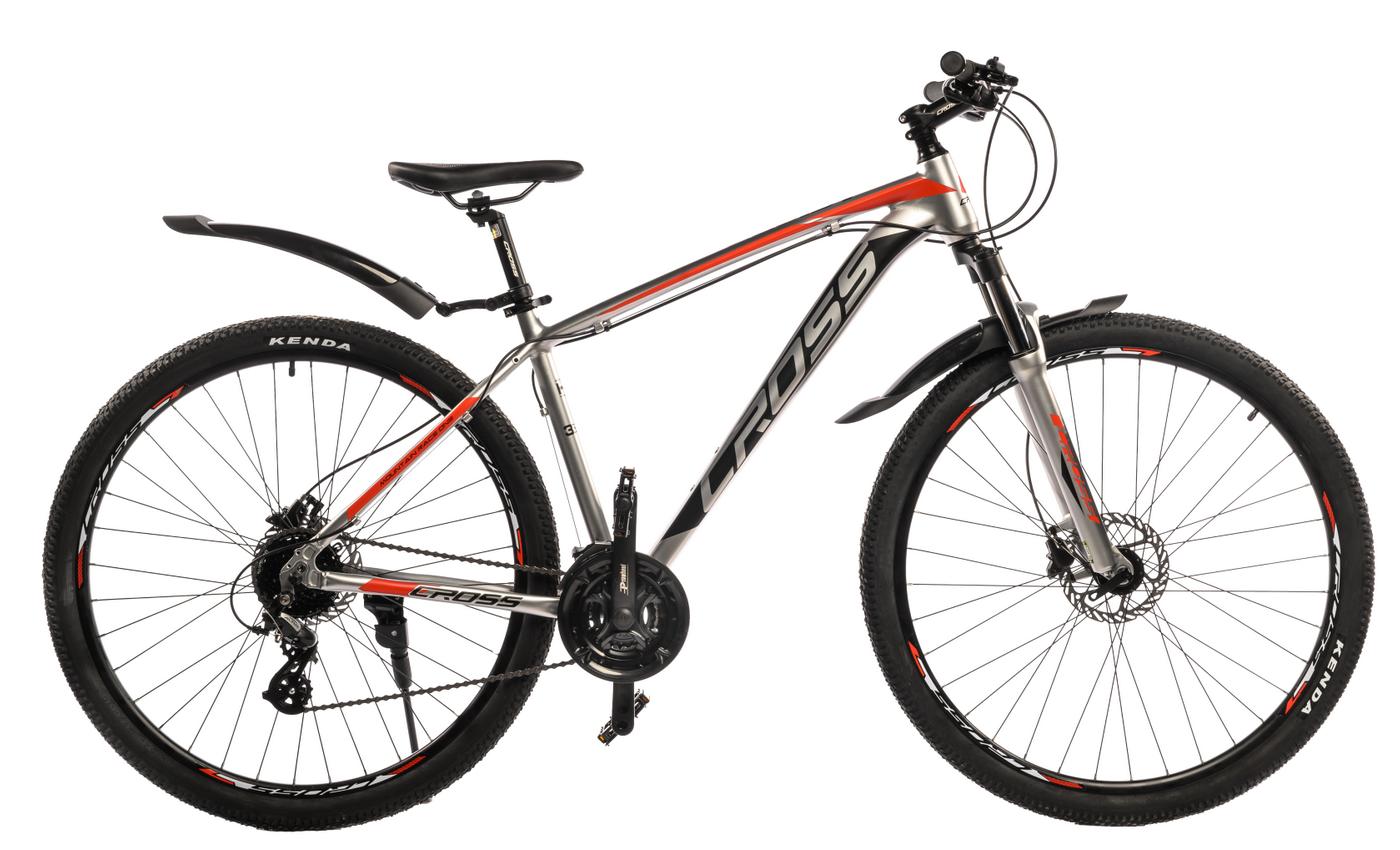 Фотография Велосипед Cross Egoist V1.0 29" размер М рама 18 2022 Серый-Красный