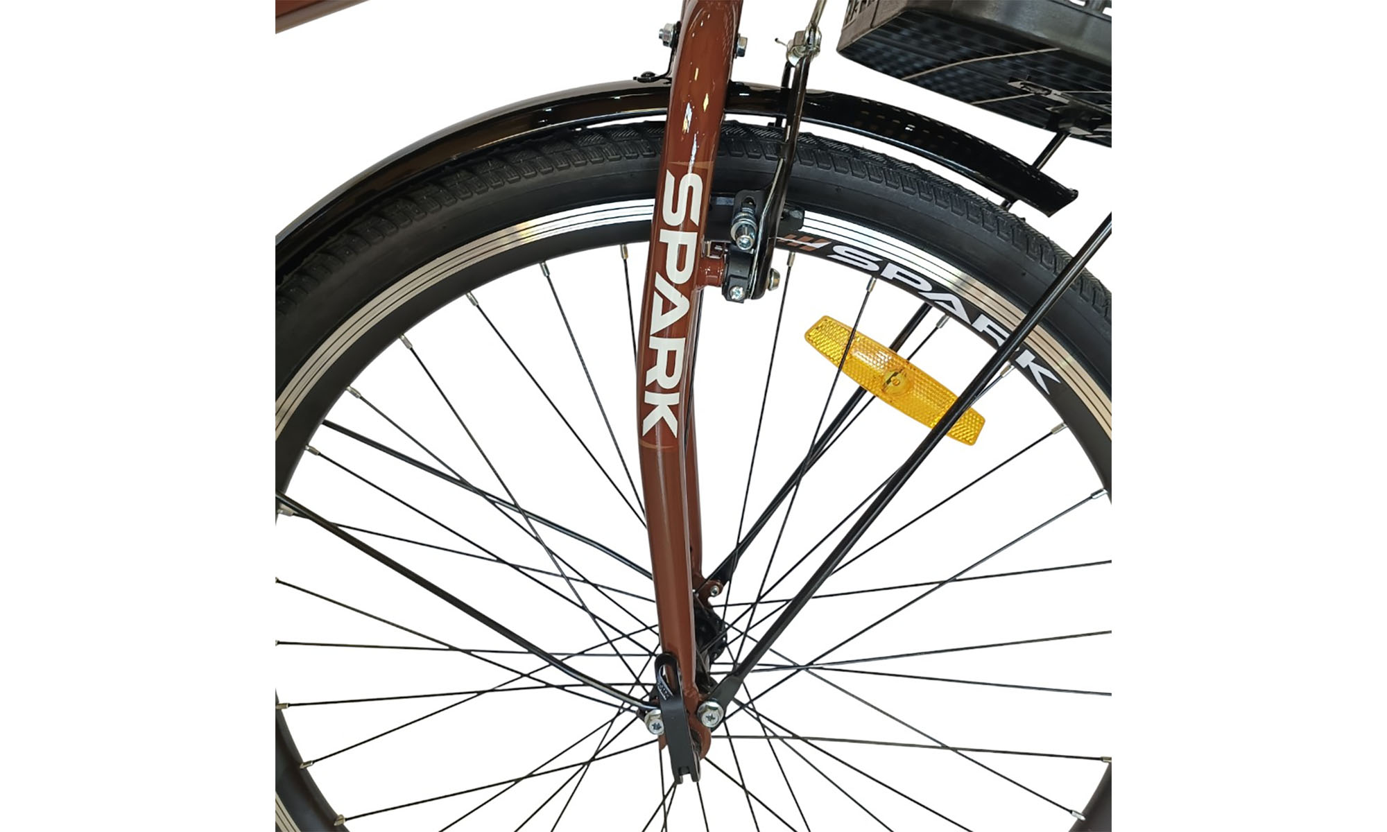 Велосипед SPARK CITY LIRA 26", размер M, рама 17", год 2026, коричневый 3