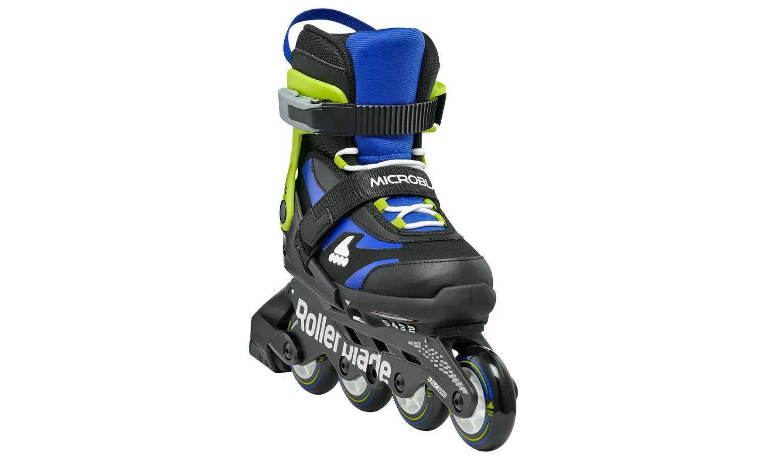 Ролики Rollerblade Microblade black-blue 33-36.5 6 Ролики Rollerblade Microblade black-blue 33-36.5 6