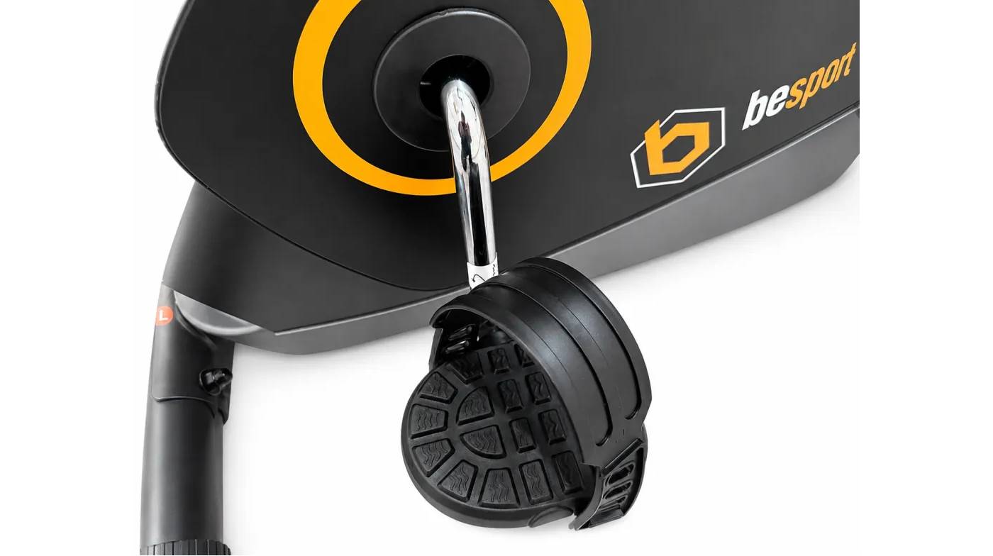 Велотренажер BESPORT BS-525 AXER горизонтальный черно-желтый 5