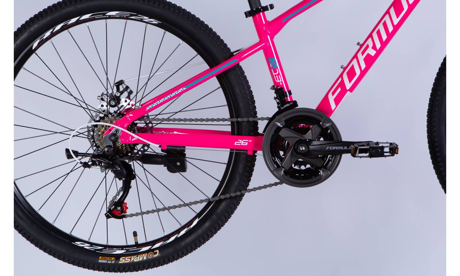 Велосипед Formula MOTION DD 26" размер XS рама 13" 2025 розовый 6 Велосипед Formula MOTION DD 26" размер XS рама 13" 2025 розовый 6