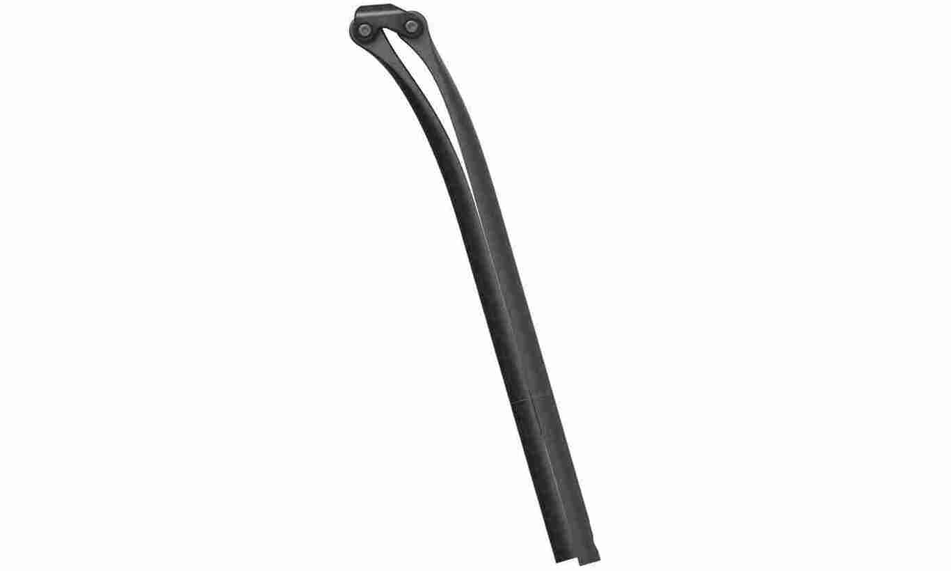 Підсідельний штир Ergon CF Allroad Pro Carbon Setback, довжина 345 мм, діаметр 27,2 мм, оффсет 25 мм, чорний 