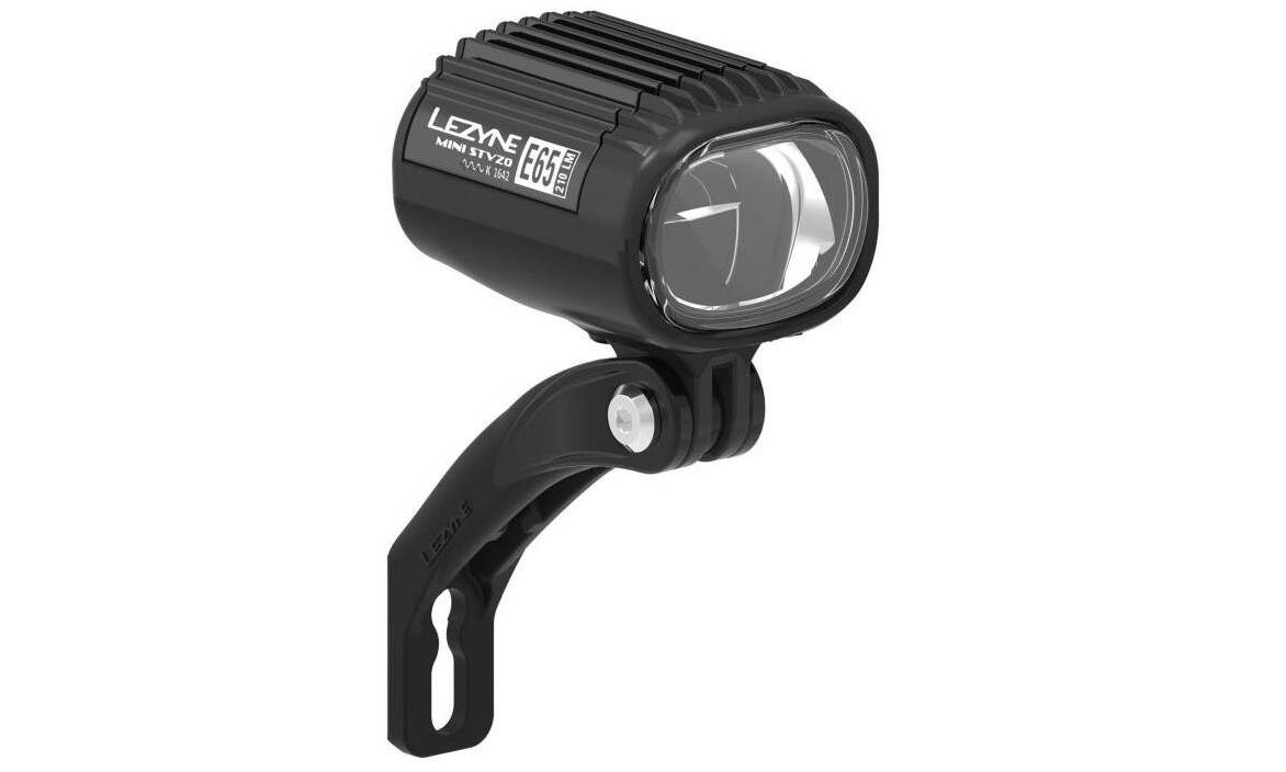 Передний свет для электровелосипеда Lezyne E-Bike Mini STVZO E65, 210 люмен, черный Передний свет для электровелосипеда Lezyne E-Bike Mini STVZO E65, 210 люмен, черный