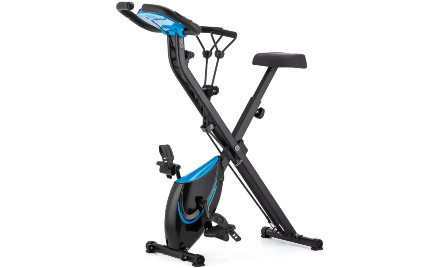 Велотренажер Gymtek FX600 магнитный складной с эспандерами синий 10 Велотренажер Gymtek FX600 магнитный складной с эспандерами синий 10