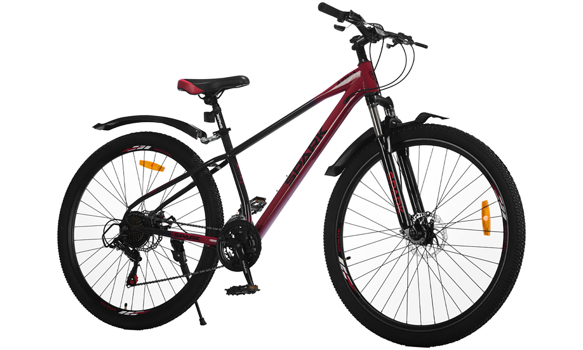 Велосипед SPARK NOVA 29", размер M, рама 17", год 2025, красный с чёрным 3 Велосипед SPARK NOVA 29", размер M, рама 17", год 2025, красный с чёрным 3