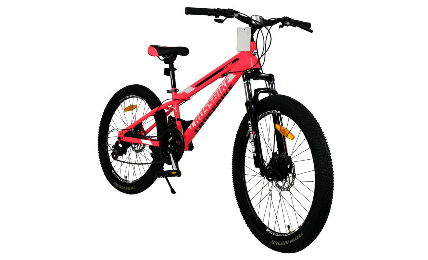 Велосипед CrossBike STORM 26", размер XS, рама 13", год 2022, Розовый 3 Велосипед CrossBike STORM 26", размер XS, рама 13", год 2022, Розовый 3