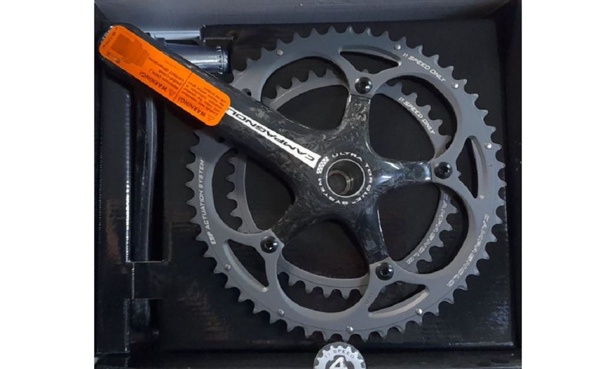 Шатуни CAMPAGNOLO Athena 11S Ultra Torque 175mm 39-53 Carbon 2