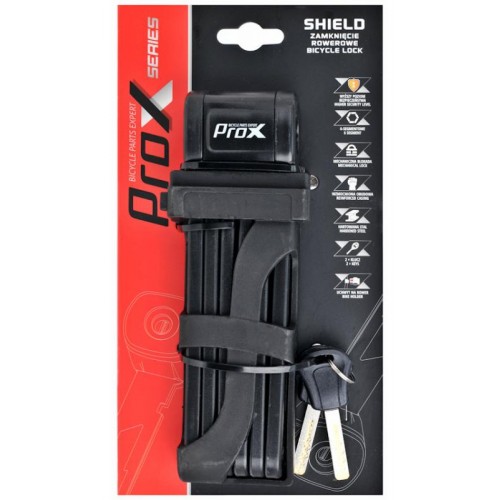 Замок ProX Shield 6-сегментов 850 мм, Черный 3