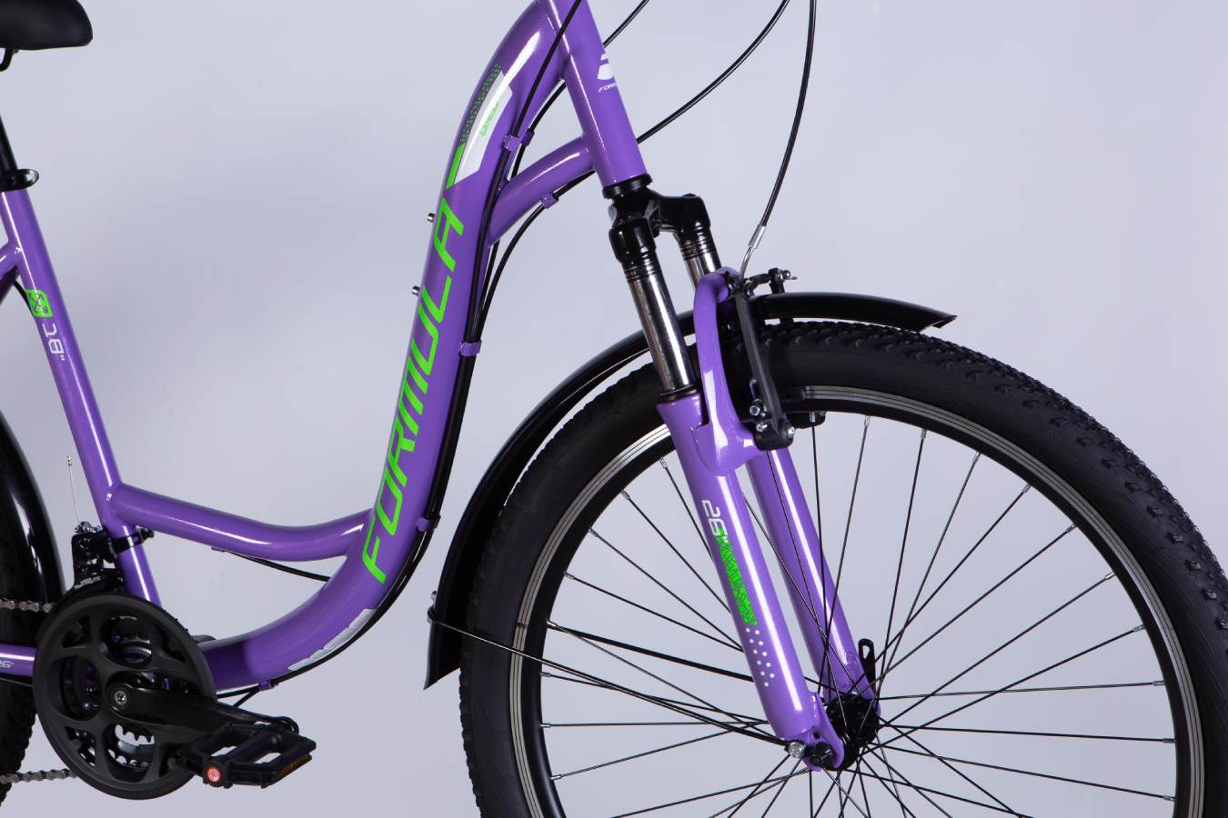 Велосипед Formula OMEGA Vbr FR 26", размер M, рама-18", 2025, фиолетовый  3