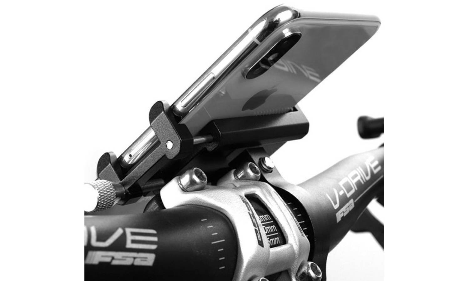 Держатель для смартфонов GUB G-81, алюминий, черный 2