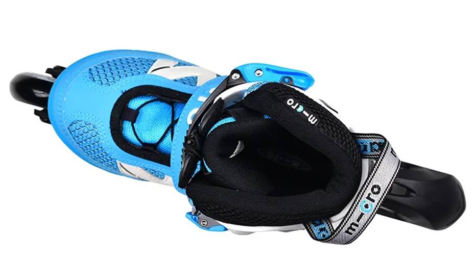 Ролики Micro NEW Shaper blue-white размер 33-36 5 Ролики Micro NEW Shaper blue-white размер 33-36 5