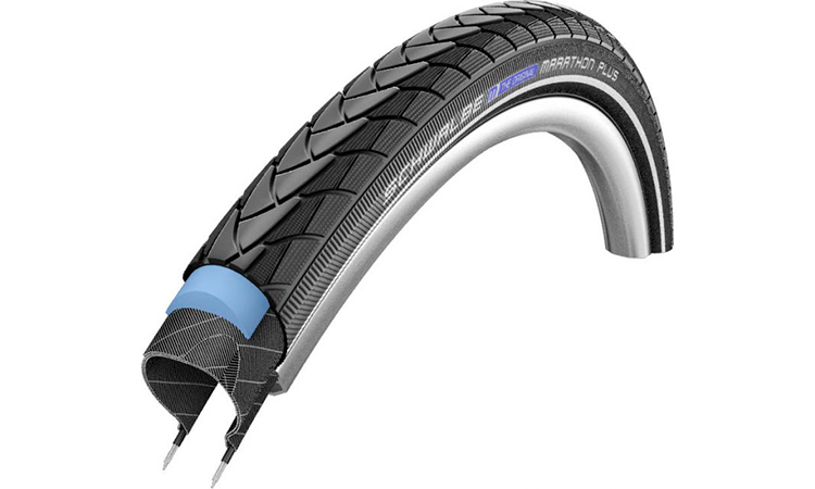 Фотографія Покришка 28x1.40 700x35C (37-622) Schwalbe MARATHON PLUS B/B+RT HS440 EC, 67EPI 26B black