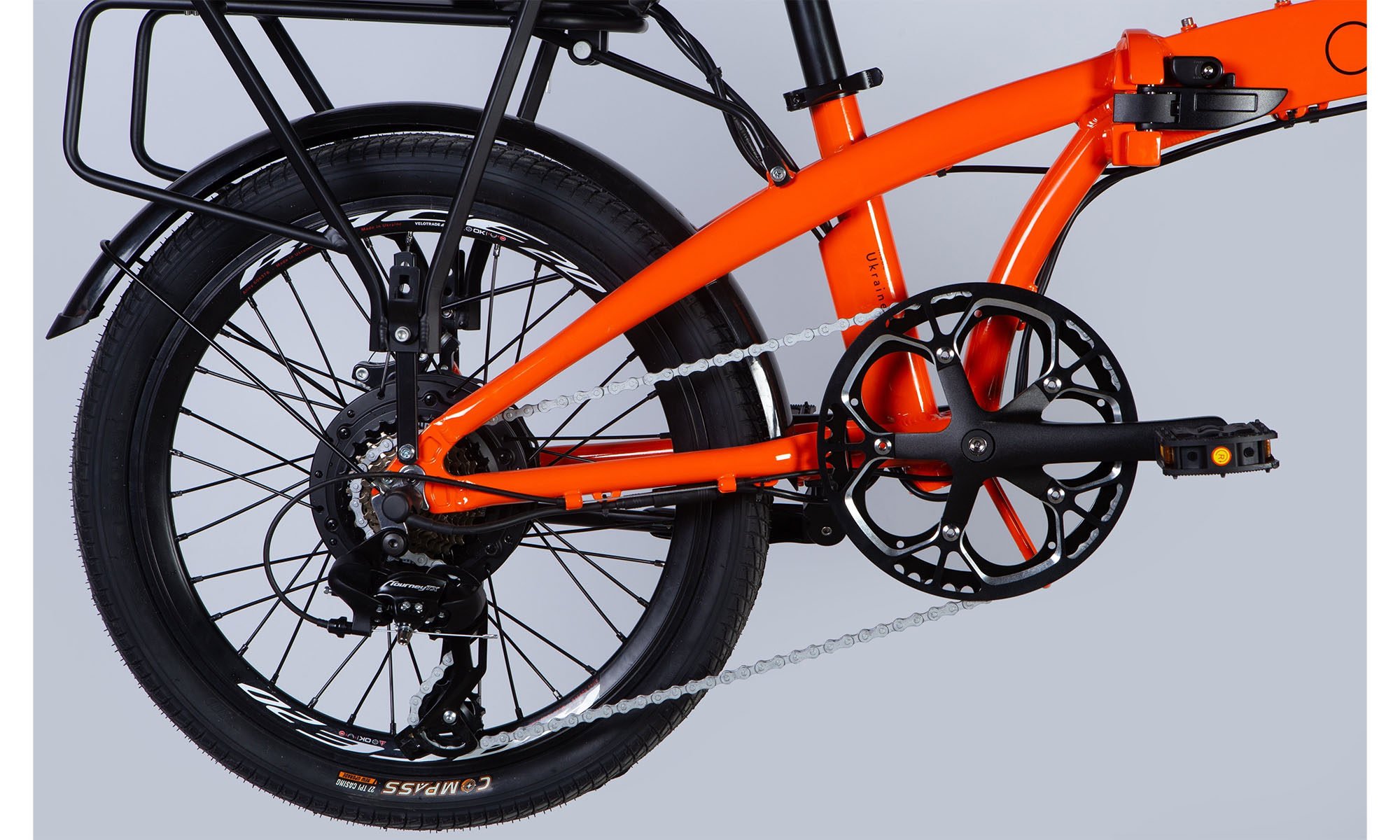 Велосипед с электроприводом Dorozhnik eONYX DD FR 20", размер XS, рама-11", 36B, 12.5А*ч, 500Вт, год 2025, оранжевый 3 Велосипед с электроприводом Dorozhnik eONYX DD FR 20", размер XS, рама-11", 36B, 12.5А*ч, 500Вт, год 2025, оранжевый 3