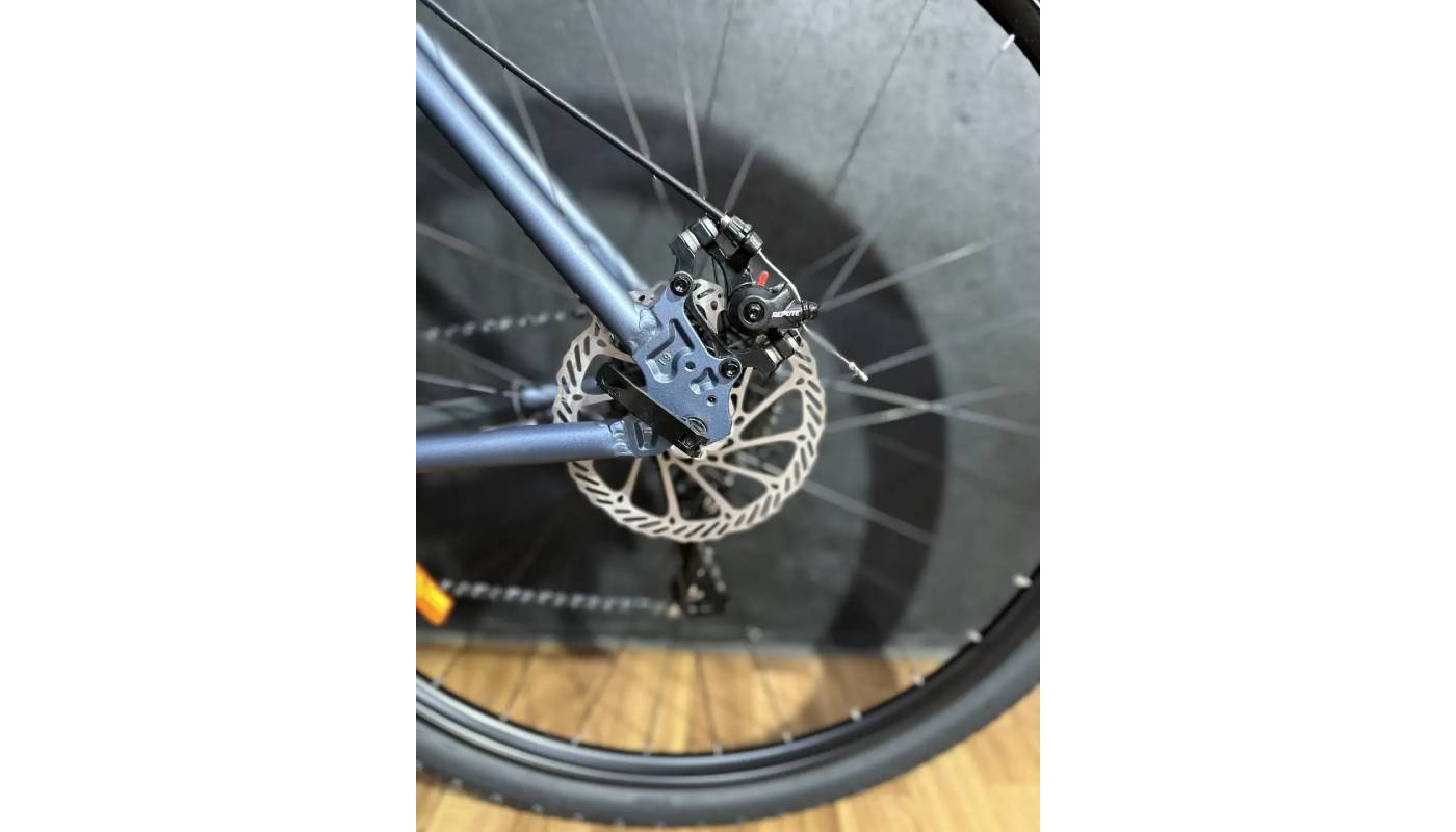 Фотография Велосипед Crosser Gravel NORD 2x8 28" размер L рама 21 2024 Серый 3
