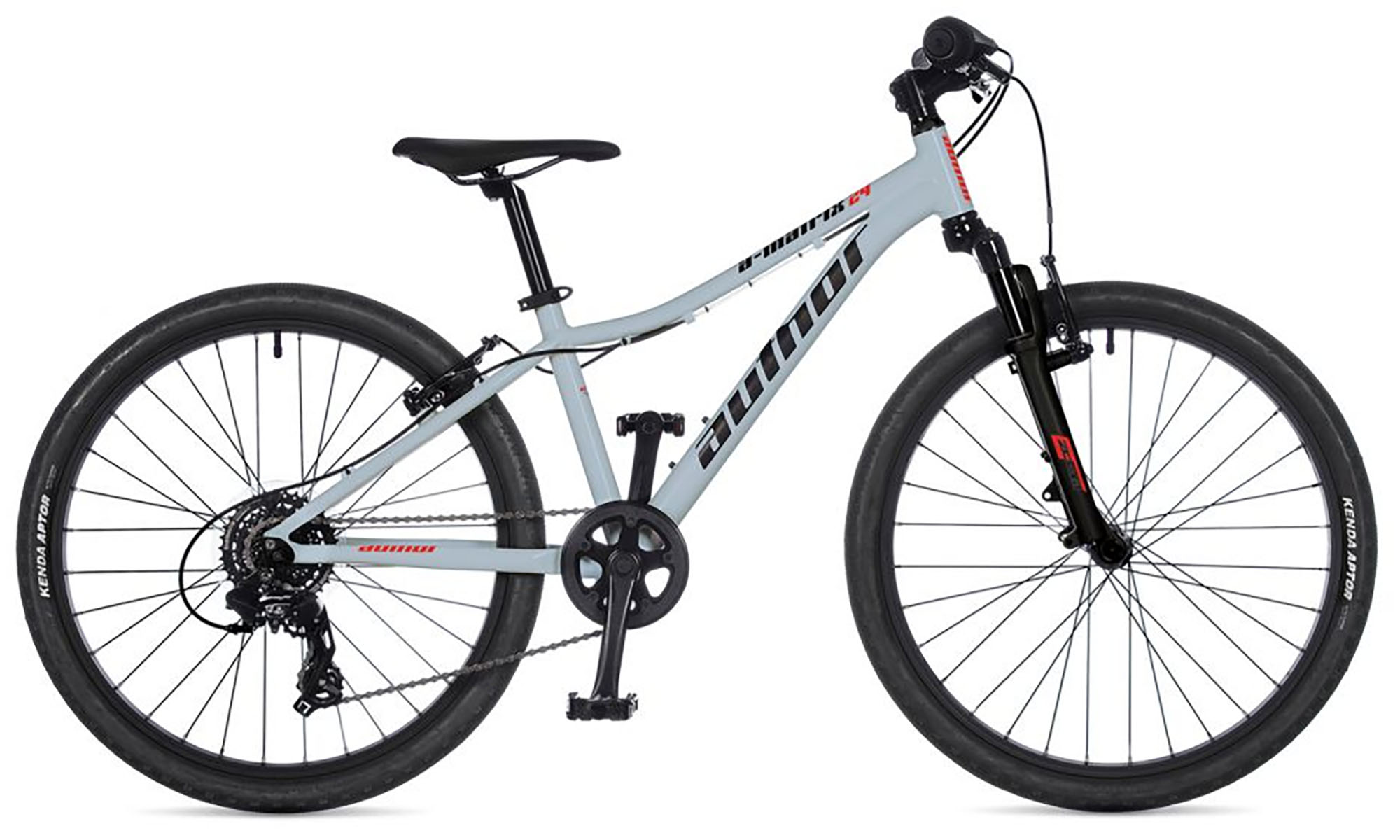 Велосипед AUTHOR A-MATRIX 24", размер XXS, рама 12,5", год 2026, Светло-серый / Черный 