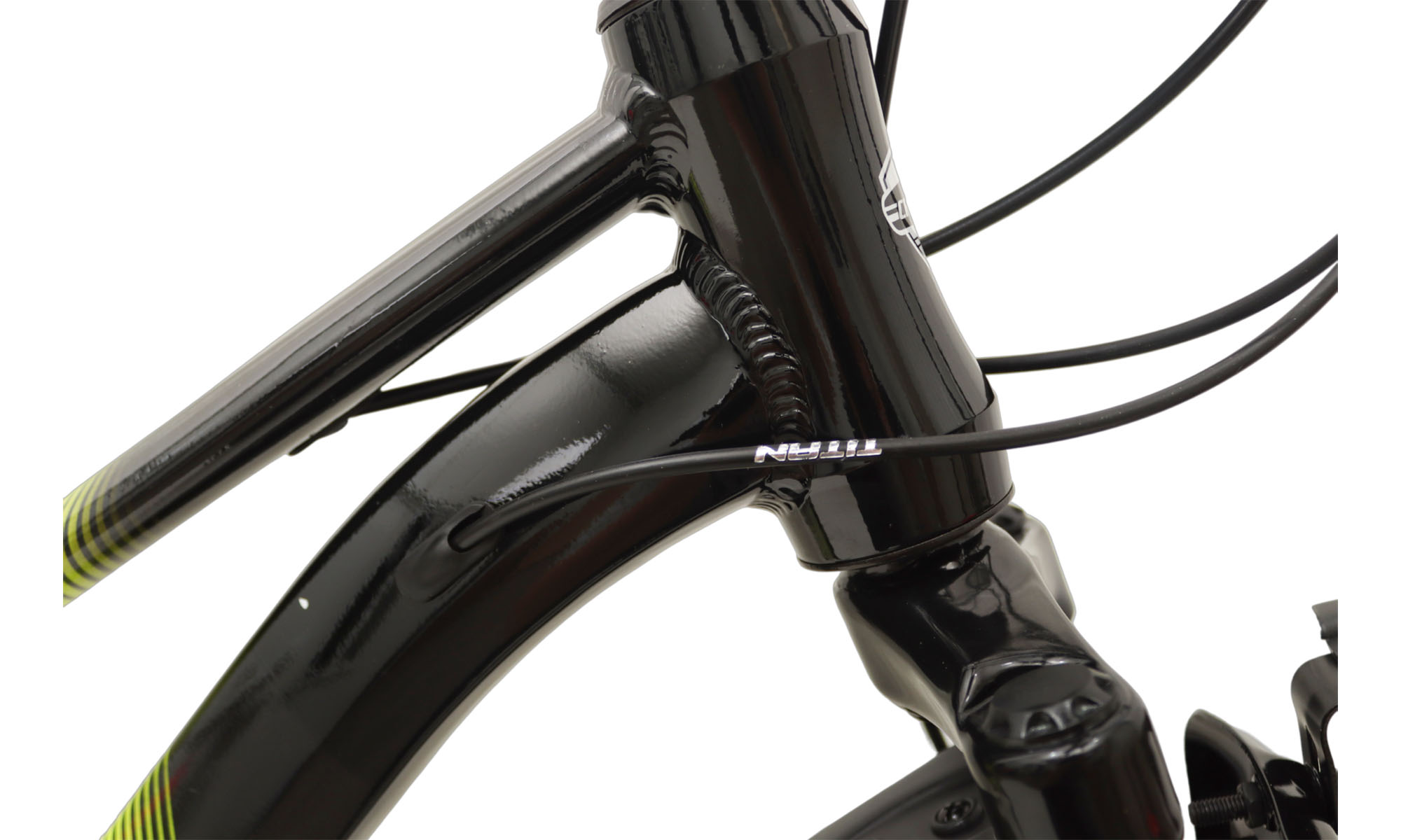 Велосипед CrossBike Hummer 26", размер XS, рама 13", 2024, Неоновый желтый 2