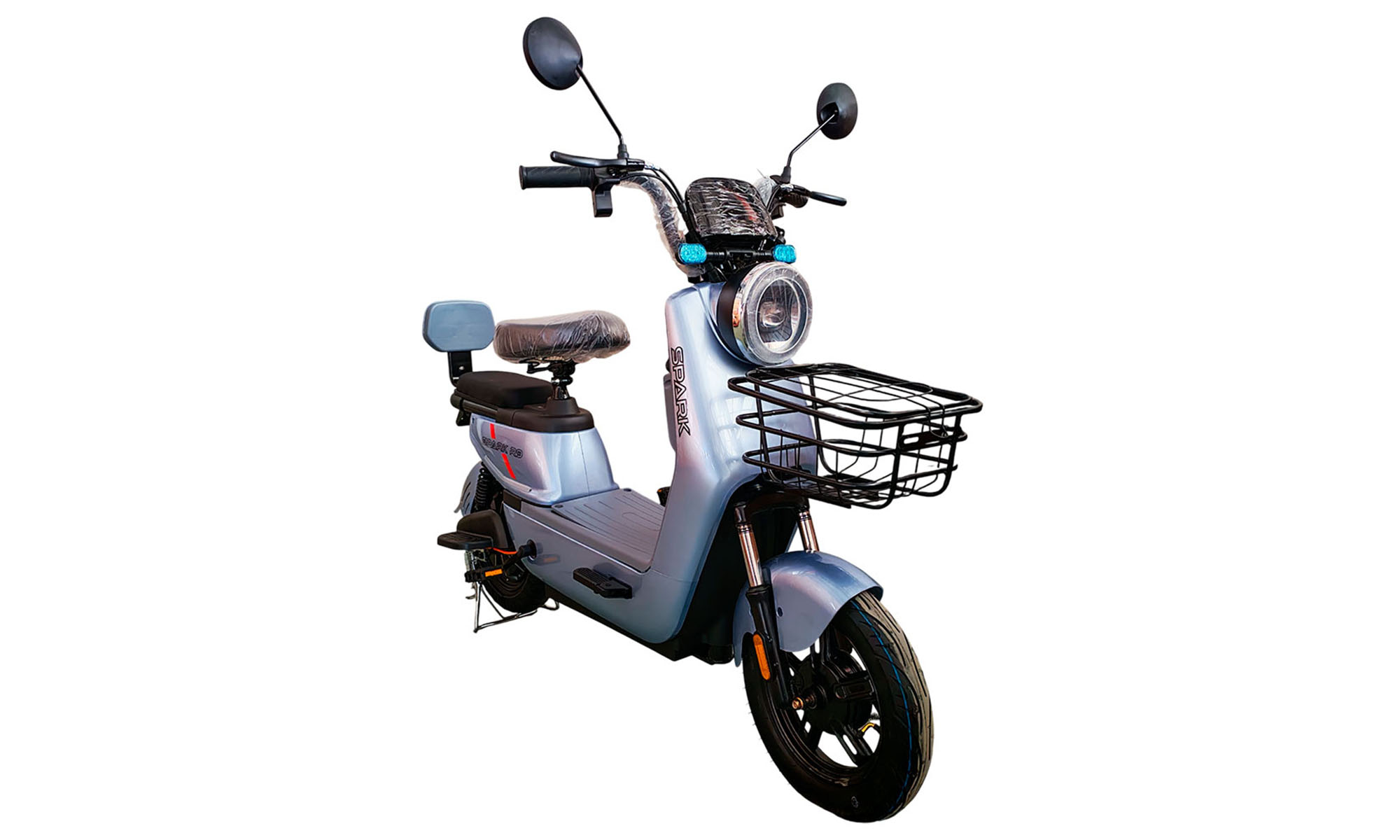 Велосипед с электромотором SPARK R9 10", рама 14", 60V/800W/20Ah, LiFePO4, год 2026, серый 2 Велосипед с электромотором SPARK R9 10", рама 14", 60V/800W/20Ah, LiFePO4, год 2026, серый 2
