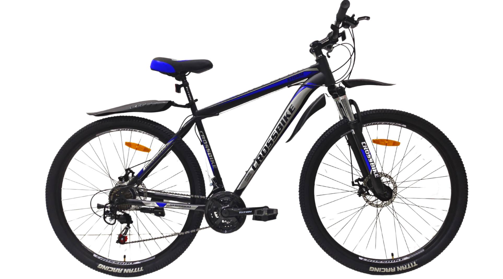 Фотографія Велосипед CrossBike Storm 27.5", размер L рама 19.5" (2024), Черно-синий