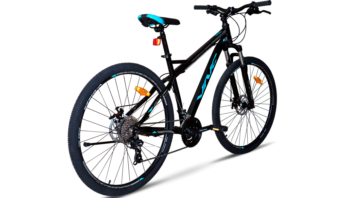 Фотографія Велосипед VNC MontRider S4 27,5" розмір M рама 17 2023 Чорно-синій 2