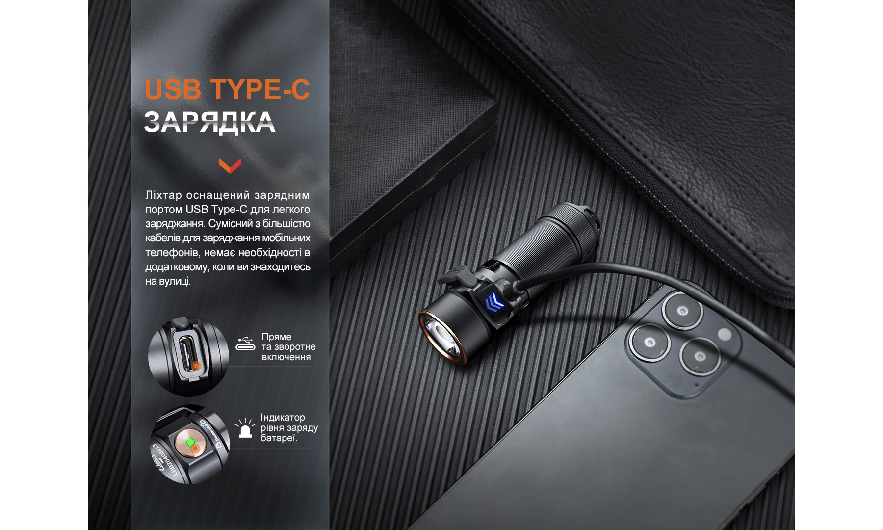 Фонарь ручной Fenix E18R V2.0 4 Фонарь ручной Fenix E18R V2.0 4