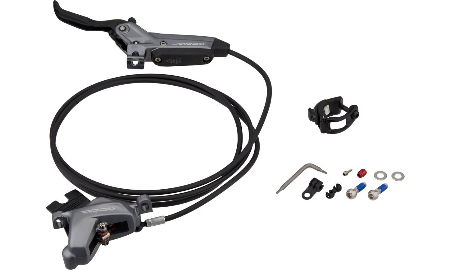 Тормоз дисковый SRAM Code Bronze Stealth - Aluminum Lever, Stainless Hardware, Reach Adj , Blast Dark Polar Ano Rear 950mm Hose (includes MMX Clamp, 4