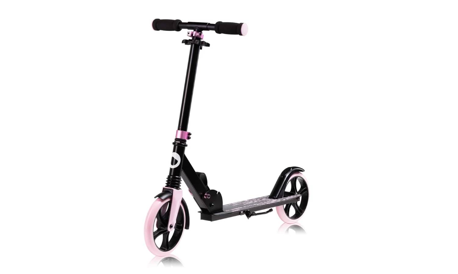 Детский самокат Lionelo Luca BLACK CARBON PINK 4