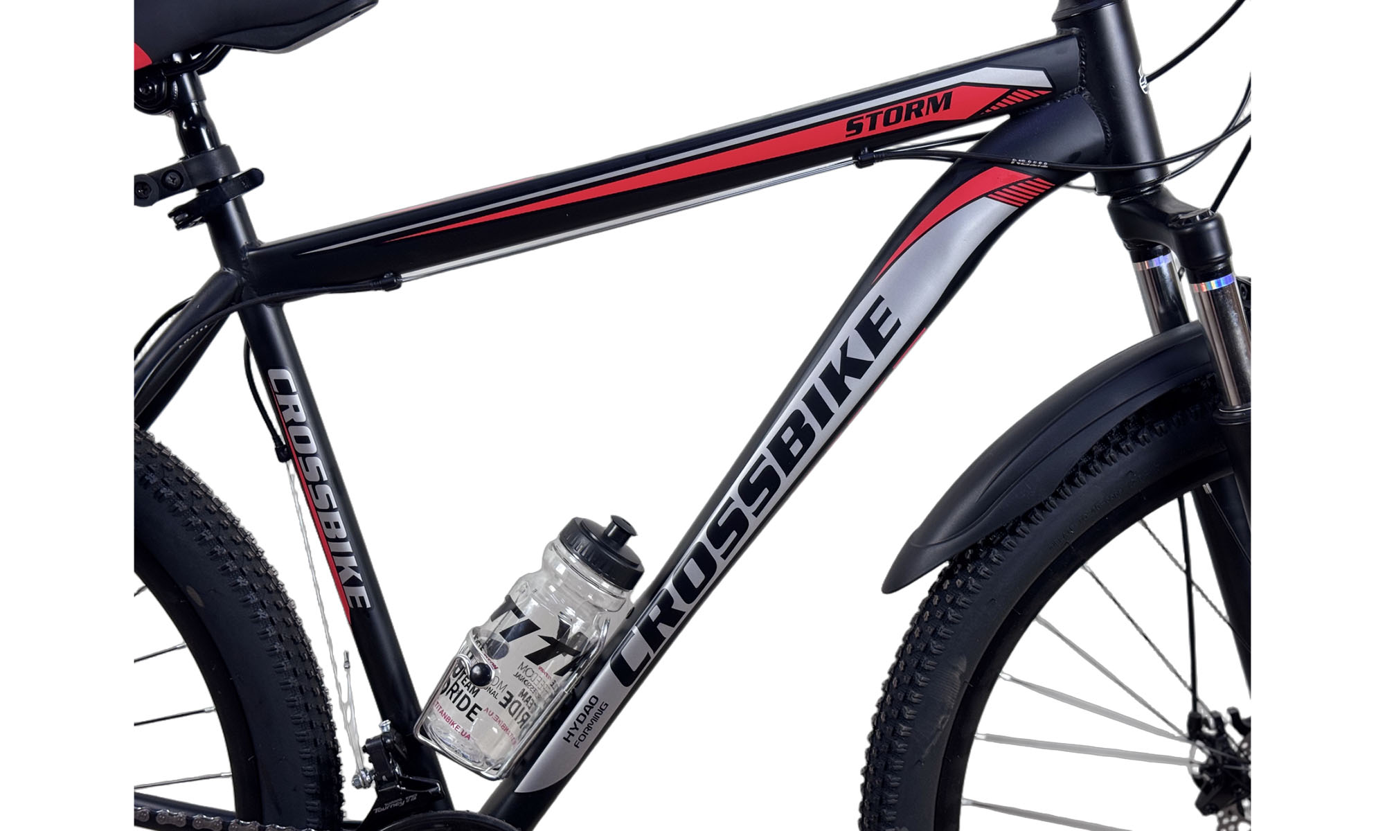 Велосипед CrossBike Storm 29", размер XL, рама 21", год 2022, Черный-Красный 3