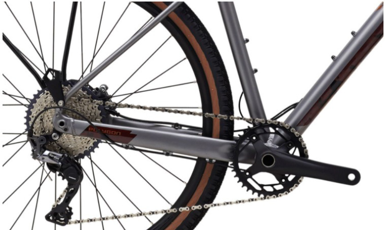 Фотография Велосипед Polygon BEND R5 27,5" (2021) 2021 Серо-коричневый 4