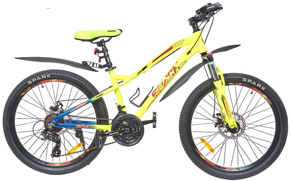 Фотографія Велосипед SPARK HUNTER 24" размер XXS рама 14" 2024 желтый 