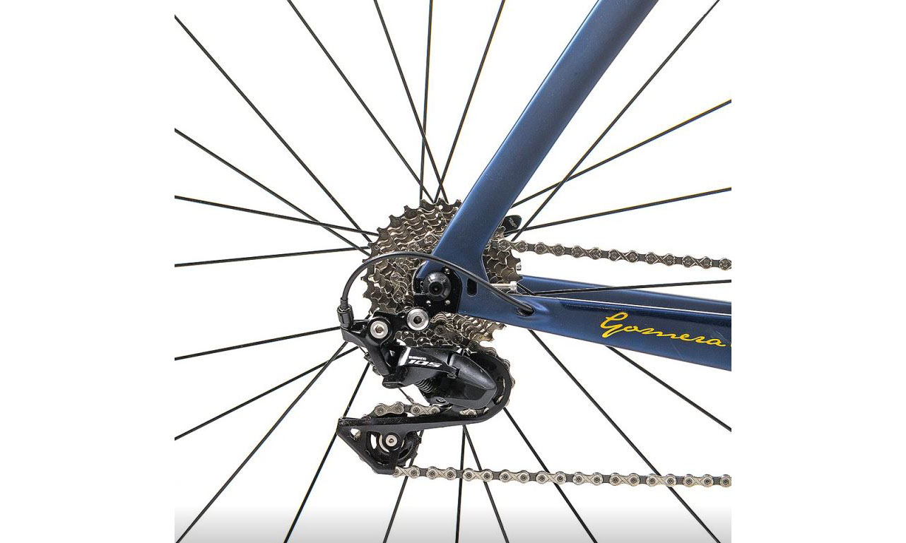 Фотография Велосипед PARDUS Road Gomera Ultra 105 11s Rim Blue Gold Размер рамы S 2