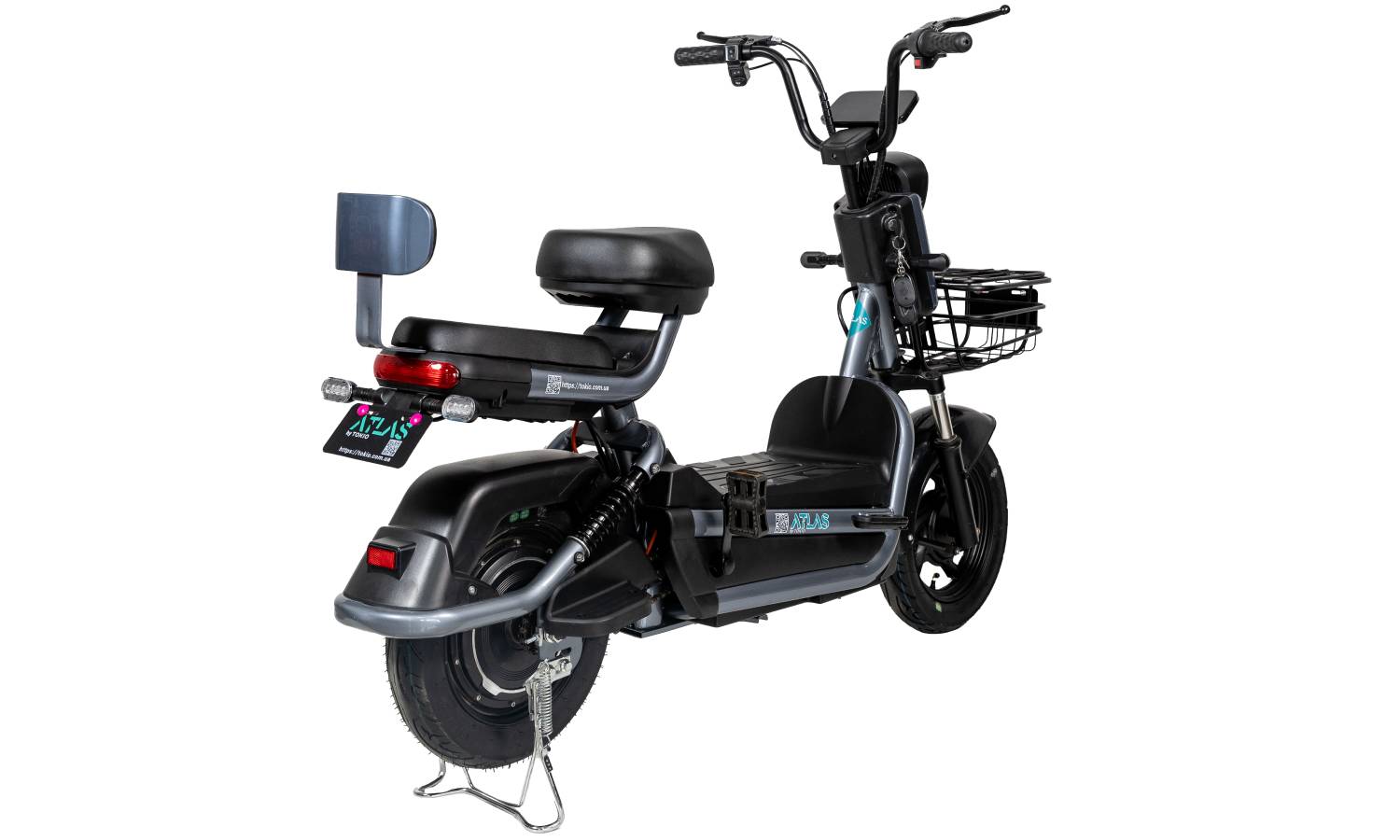 Электроскутер Atlas Bird 20 Ah Серый 7