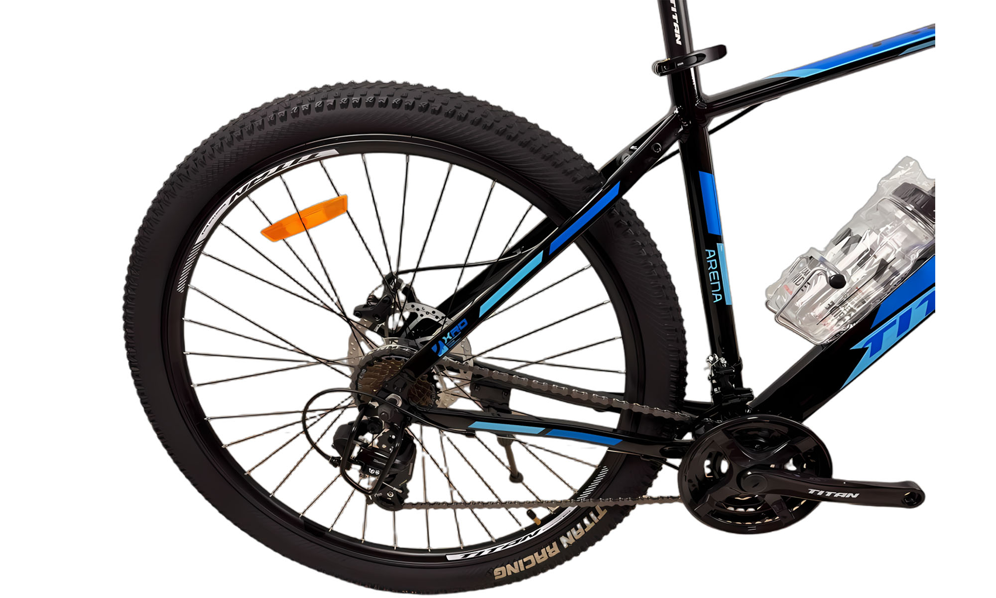 Велосипед Titan Arena 29", размер L, рама 19", год 2025, Черный-Синий 3