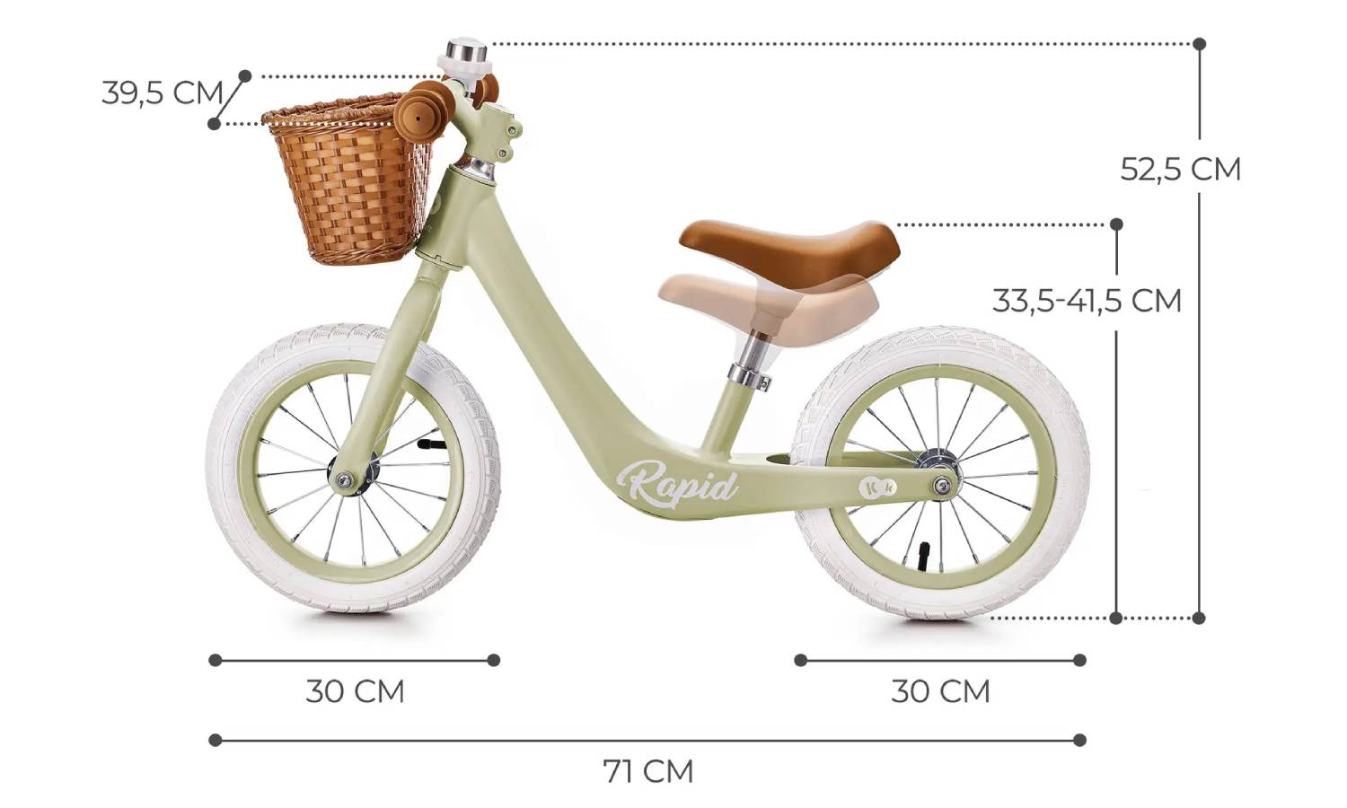 Біговел Kinderkraft Rapid Savannah Green 4