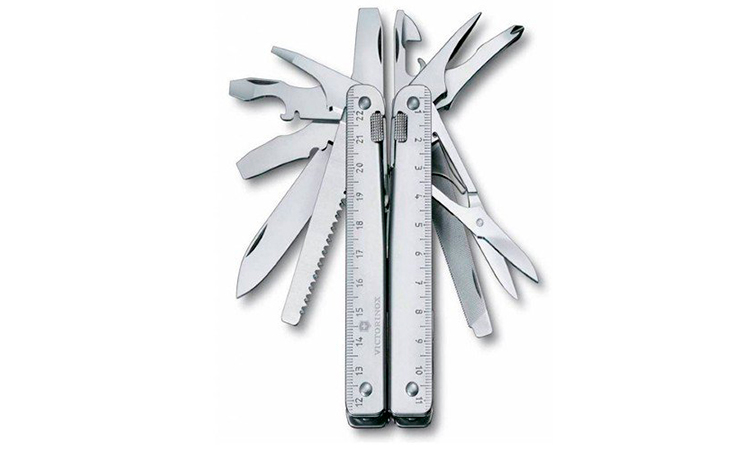 Фотографія Мультитул Victorinox SwissTool 3.0327 (без чохла) сріблястий