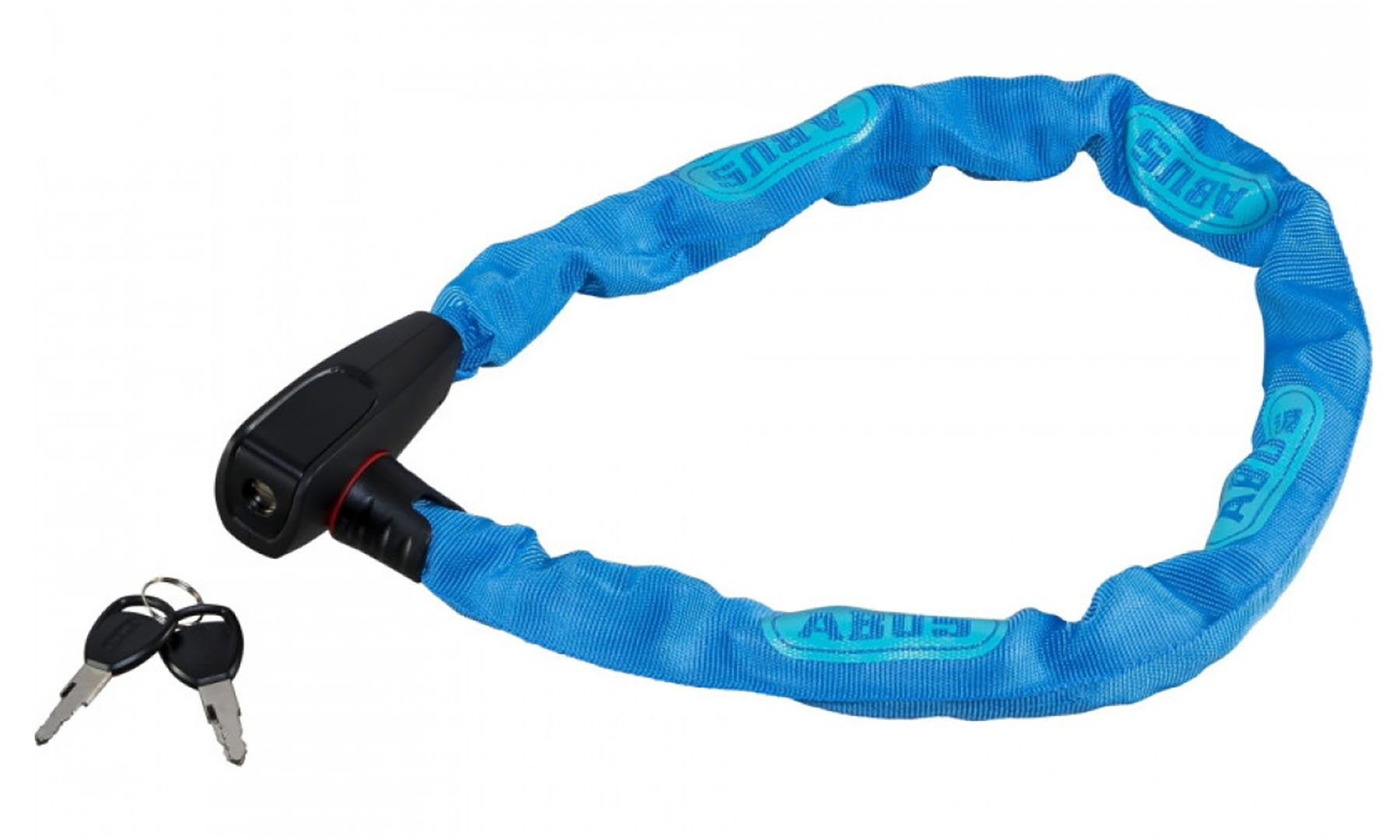 Замок із ланцюгом ABUS 6806K/85см, блакитний (square Chain) 3
