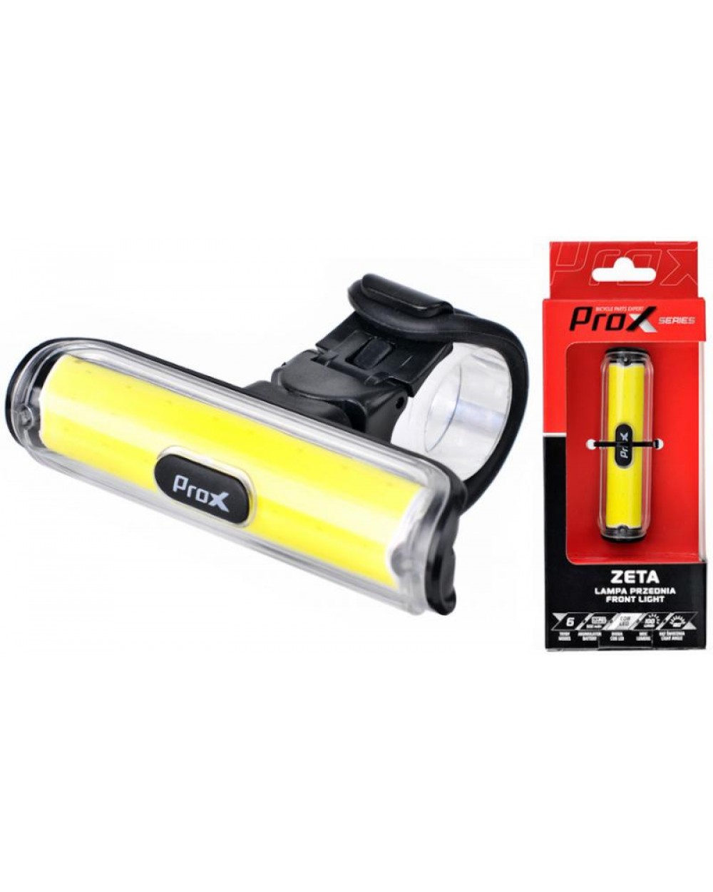 Фара передняя ProX Zeta Cob Led 100Lm USB 2